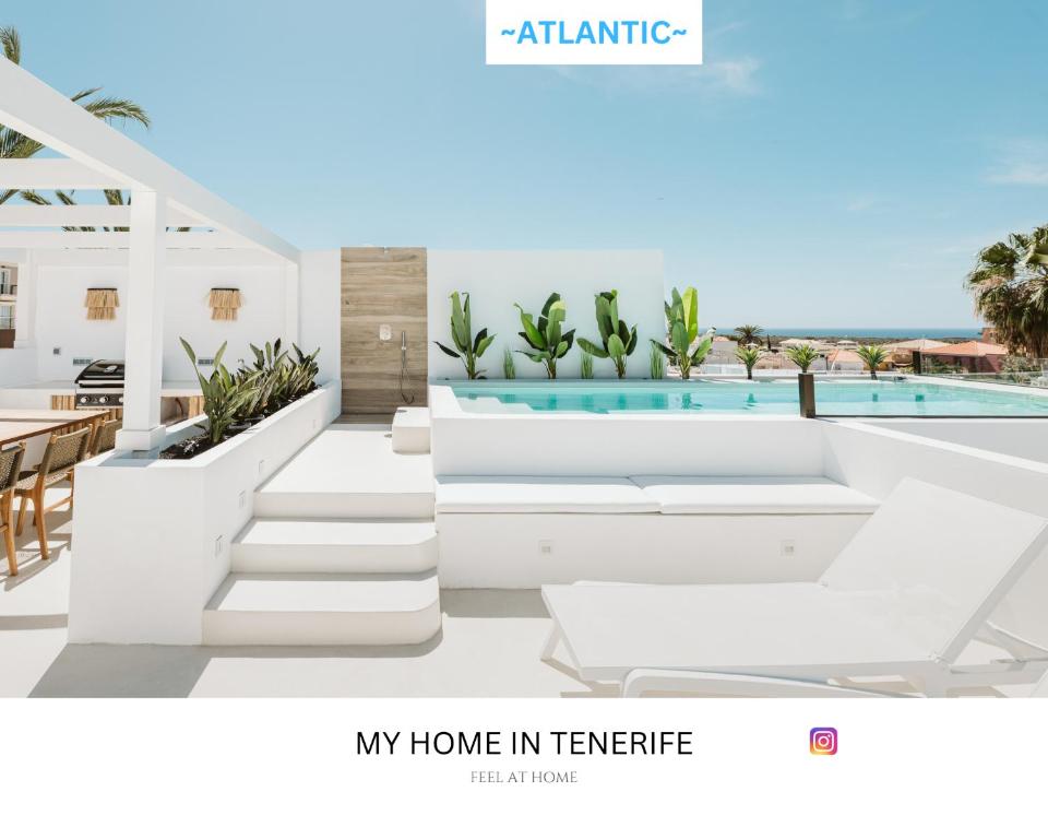 -ATLANTIC- by myhomeintenerife, Luxury Private heated pool, Palm-mar