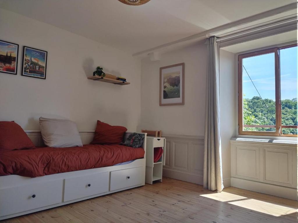 Vue Volcans Studio de Charme Thiers Centre, Thiers