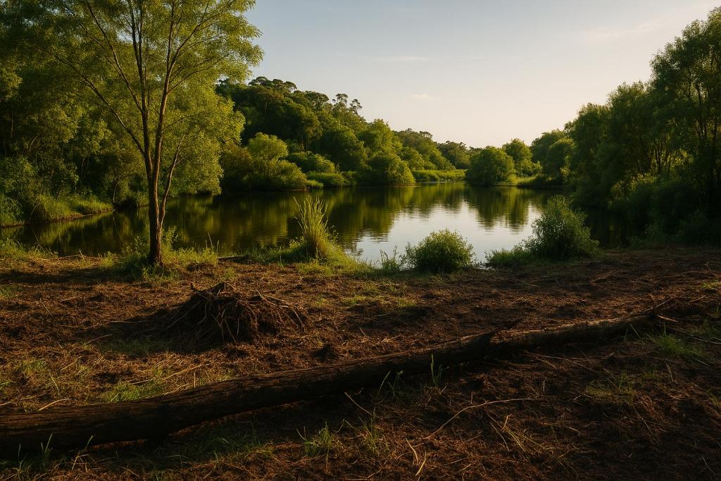 Lake side Caravan site - 1500 square meters of nature & private fishing, Port Edward