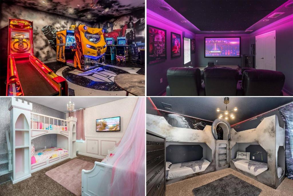 Ultimate Arcade Mansion - Theater, Theme Rooms, Davenport