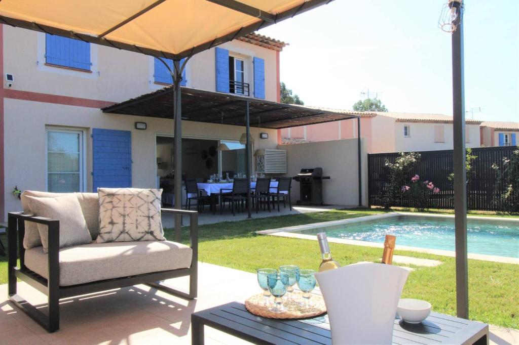 A Grimaud dans le Golfe de St Tropez - Villa avec piscine privative plage à pied - 1
