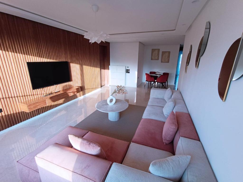 Les 3 Collines - Grand appart moderne à Guéliz avec vue et confort premium, Marakéš