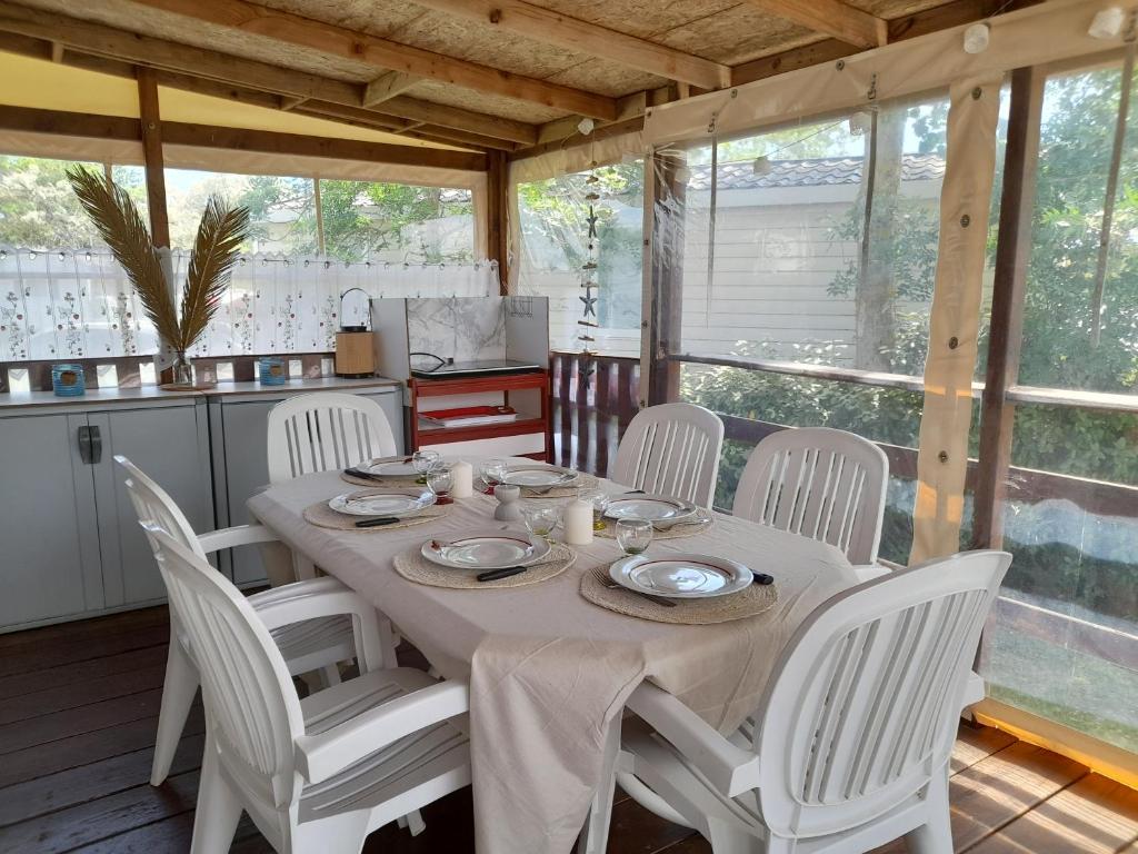 Camping l'Escale Mobil'home Giana - 2