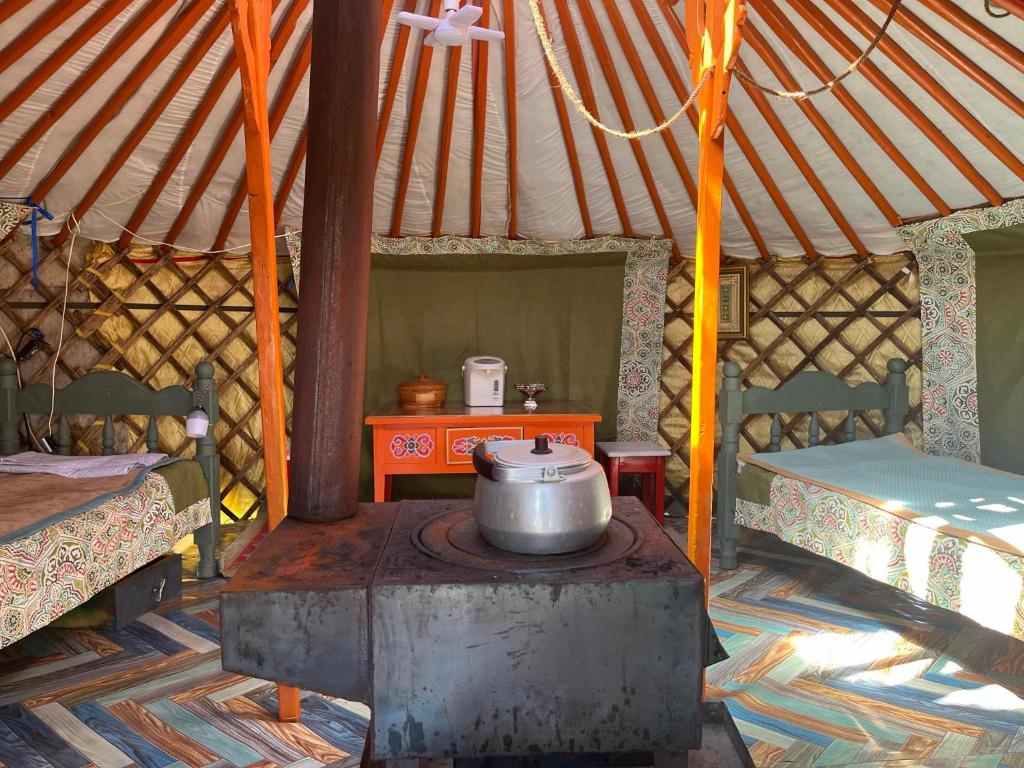 Tsaatan - Mother's Traditional Ger, Hatgal