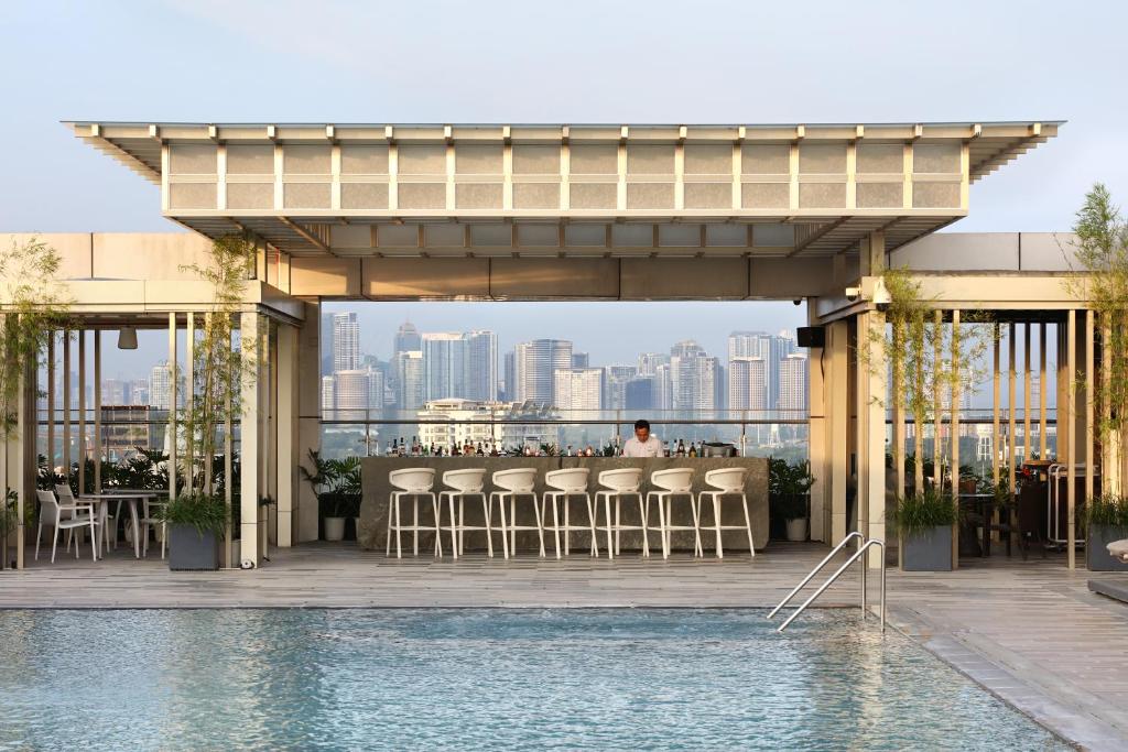 Restaurant, Hotel Okura Manila at Newport World Resorts in Manila