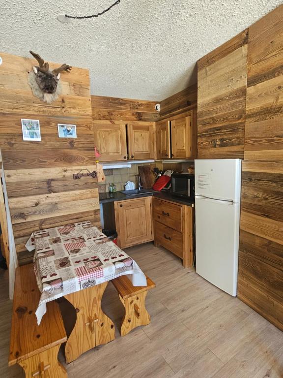 Studio cabine 4 pers Cosy esprit chalet Les glovettes - 5