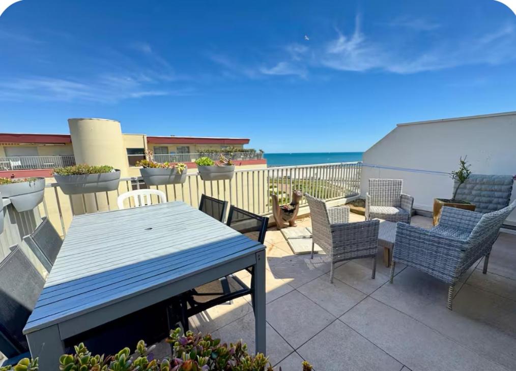 Appartement 1ère ligne Vue mer, accès direct plage, Palavas-les-Flots