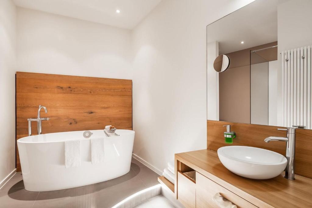 Well-appointed bathrooms