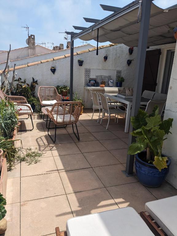 Appartement climatisé toit terrasse à la mer - 1