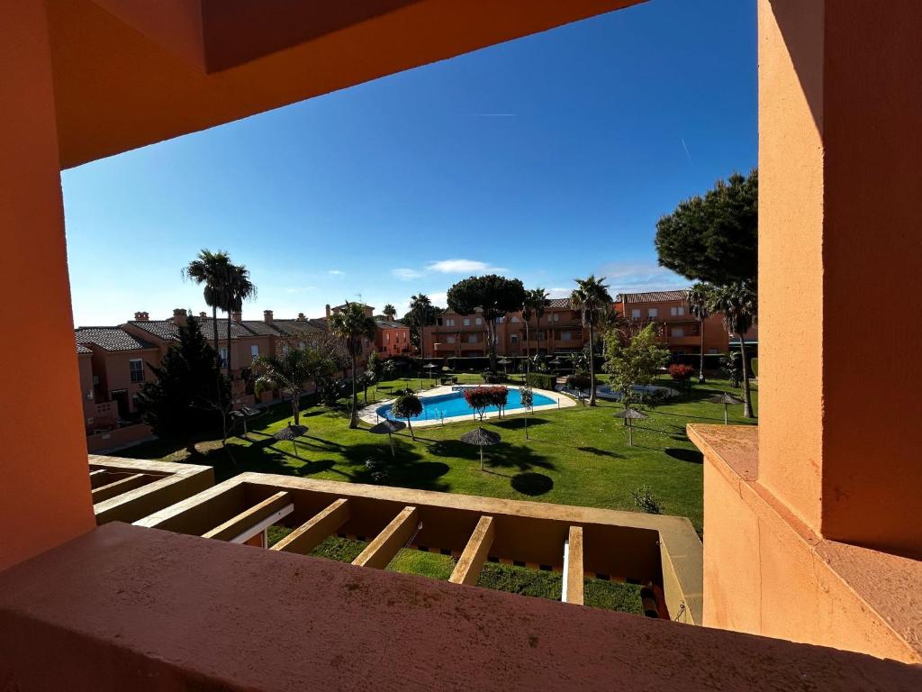 Relax rooftop in the palm trees, Novo Sancti Petri