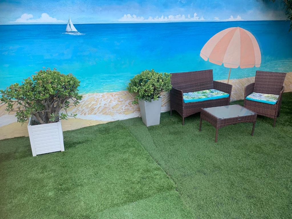 Maison Jardin+Jacuzzi l'été, plage à 1 km - 2