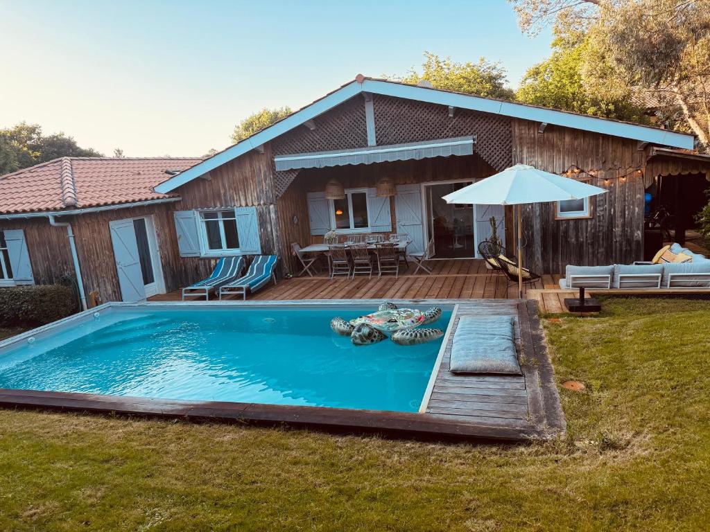 Maison cabane proche océan/bassin !!! - 2