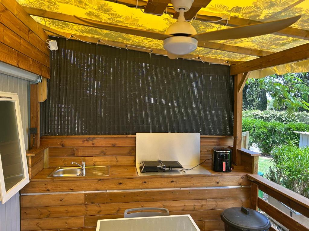 Mobile home sirène luxe Camping le Bosc 4 étoiles 3 chambres - 4