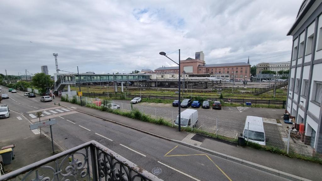 Mulhouse gare, au bout du quai - 5