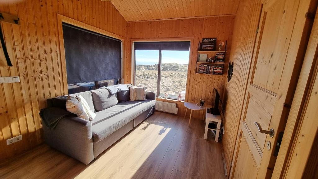 Hekla Cabin 2 Volcano and Glacier View