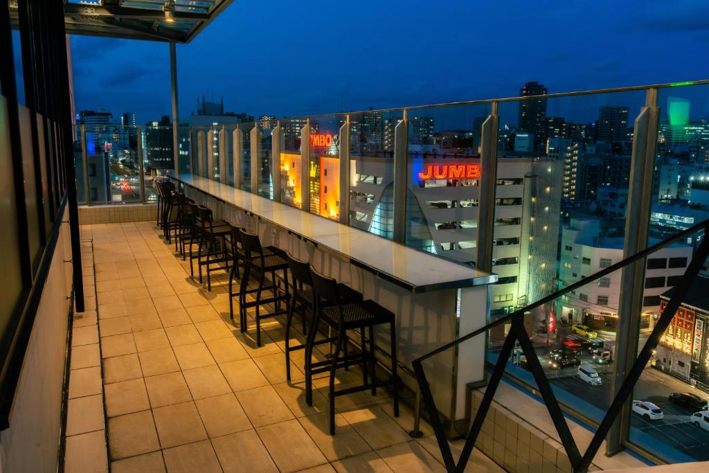 Bar/lounge, Hotel Aqua Citta Naha in Okinawa Main island