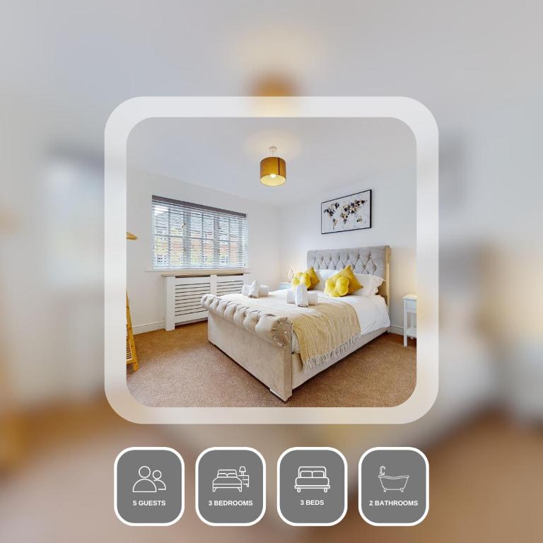 Ashford Home with 3 Bedrooms, Ideal for Contractors by Mesh Accommodation, Ashford