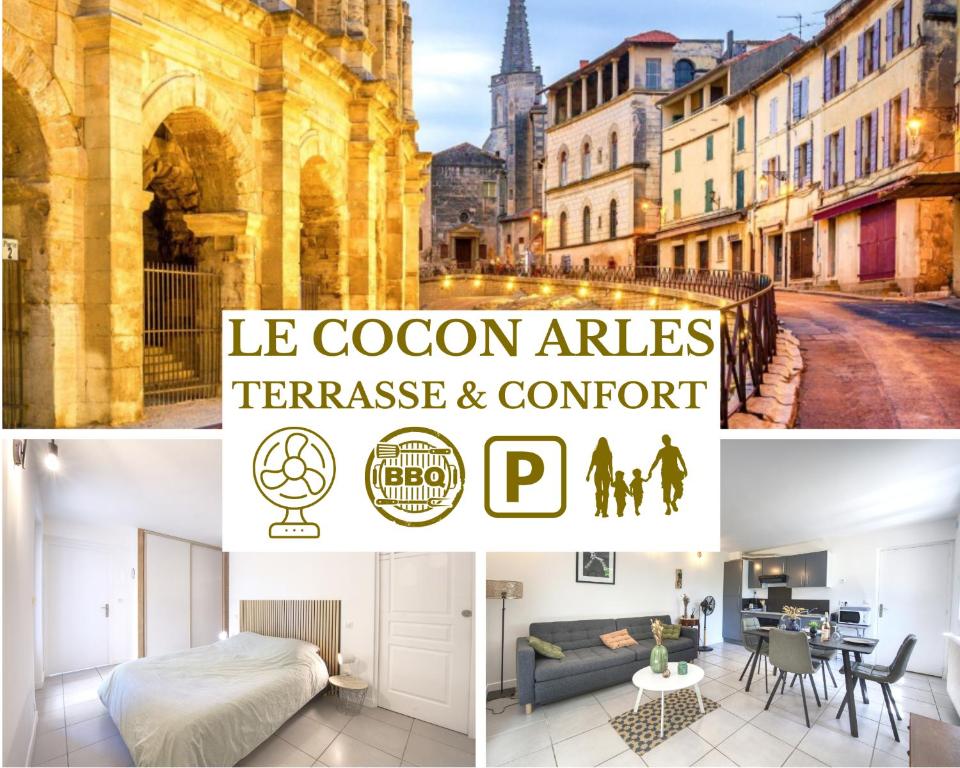 Le Cocon - Terrasse & BBQ - Centre historique Gare et Arènes à Proximité - Emplacement Idéal, Arles