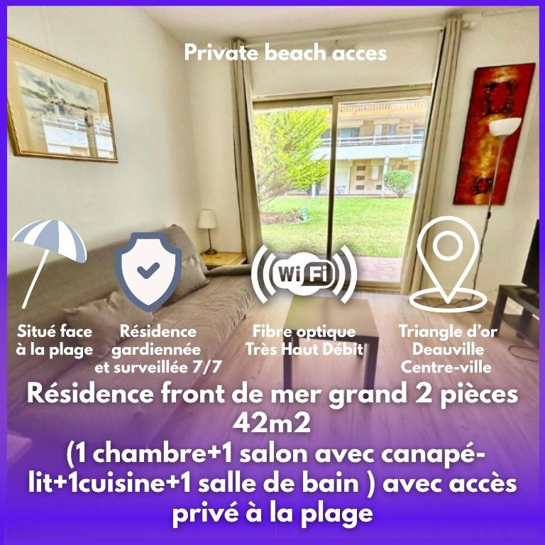 The golden triangle Apartment, Deauville