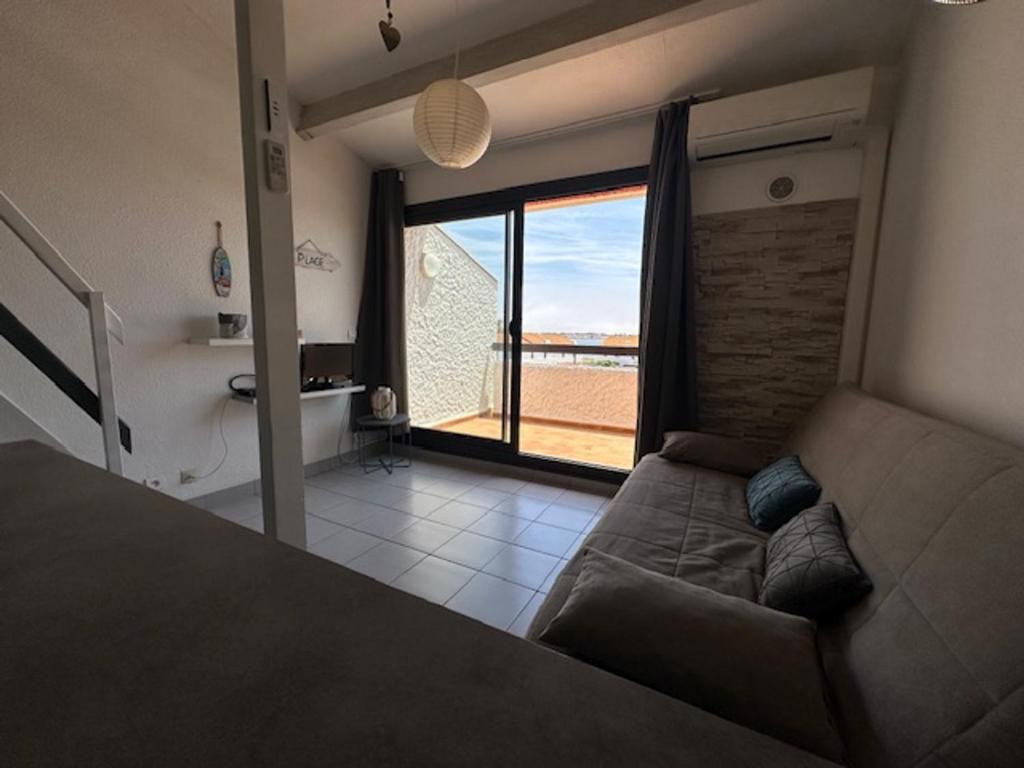 Studio mezzanine climatisé 4 pers à Le Barcarès - FR-1-799-56 - 2