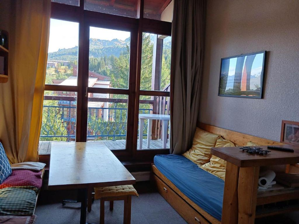 Studio mezzanine pour 5 personnes aux Arcs 1800 avec animaux admis - FR-1-411-964 - 2