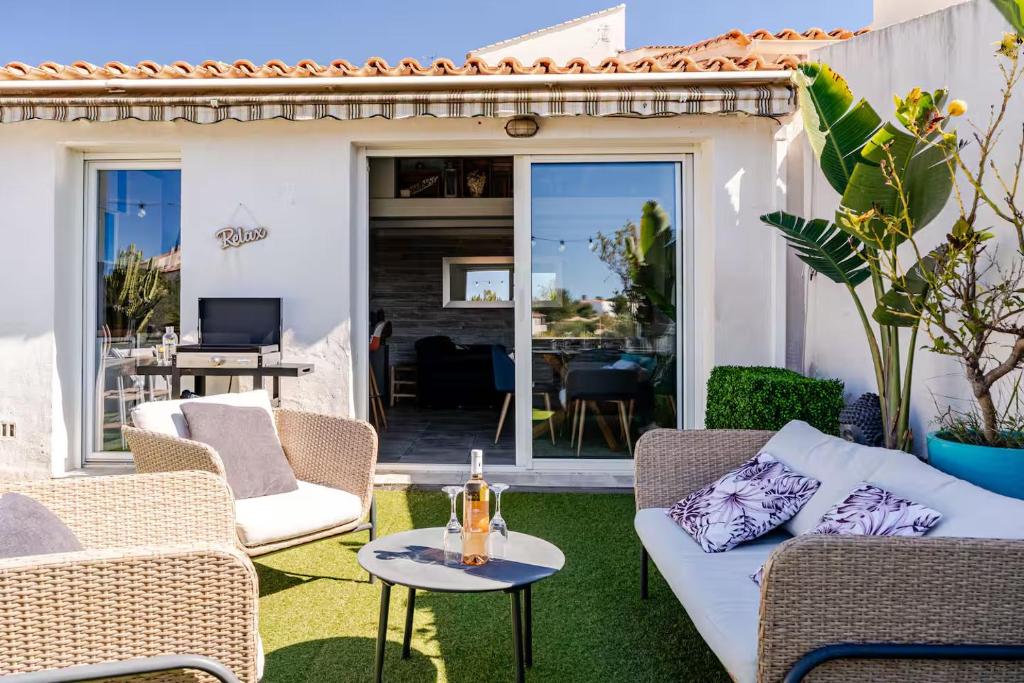 VUEMER Bandol - GRANDE TERRASSE de 45m2 VUE MER PISCINE PARKING - 4