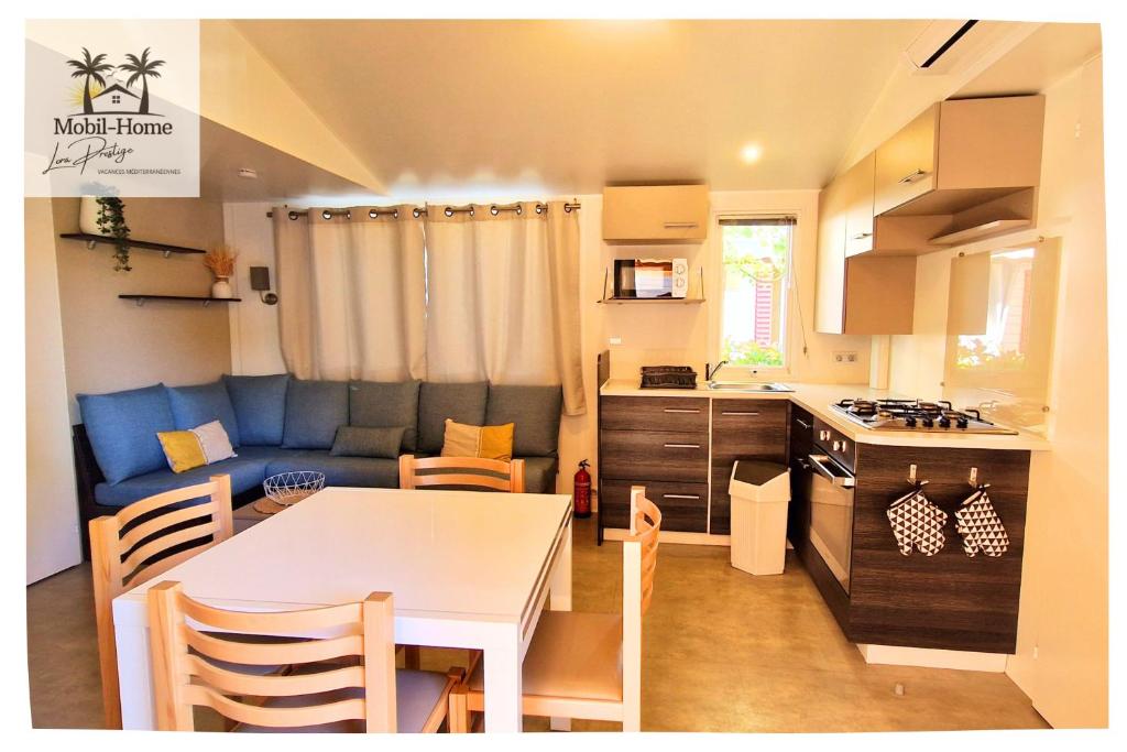 Le Casita des Eucalyptus, Mobil-home 3 chambres aux Sables du Midi à Valras-Plage - 1