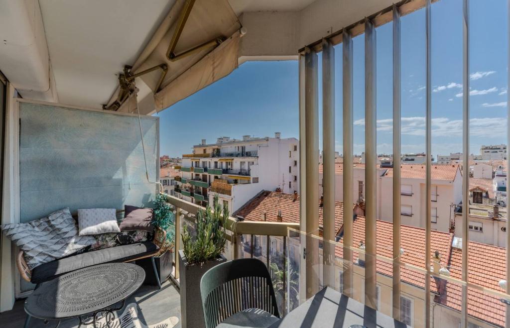 Le Mimosas - Studio Cannes centre - Vue mer Terrasse WIFI climatisation - 3
