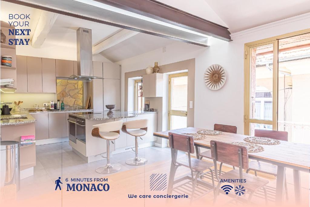 Renovated house in the center of Beausoleil - 1
