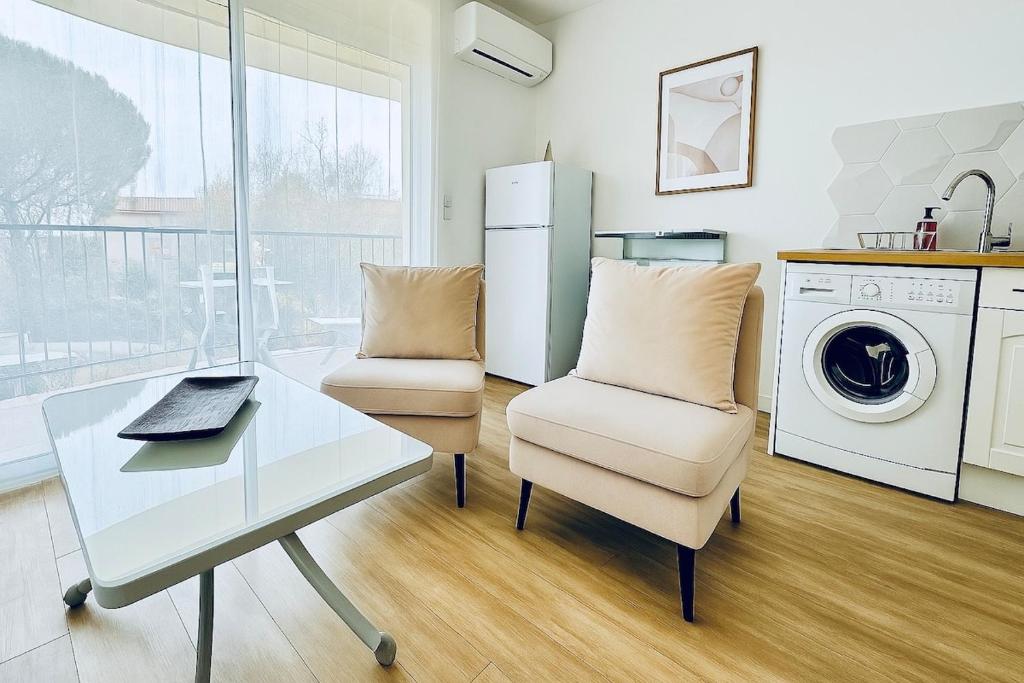 Studio Chanzy lumineux cozy avec terrasse Narbonne - 2