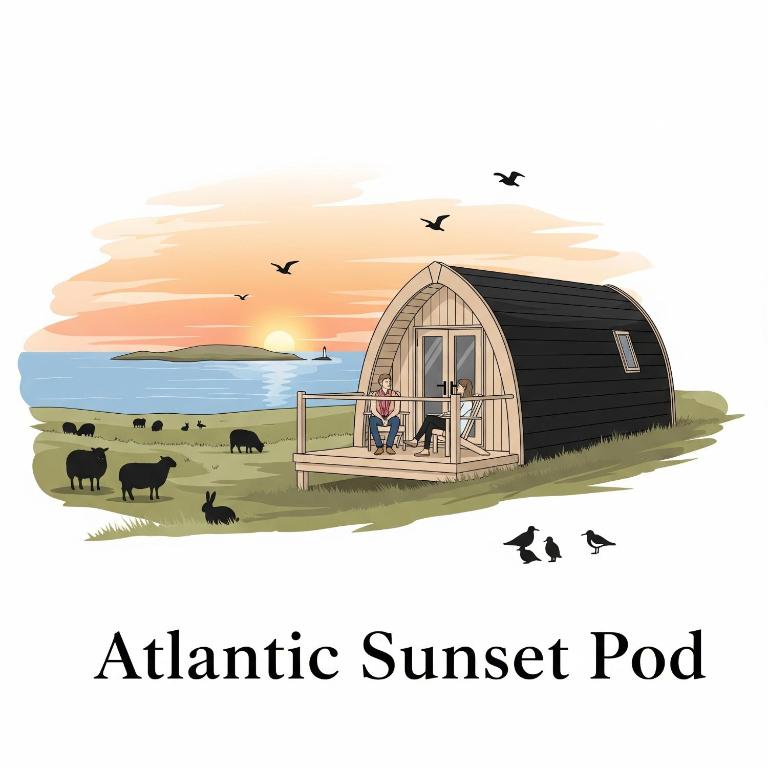Atlantic Sunset Pod, Isle of Benbecula, Balivanich