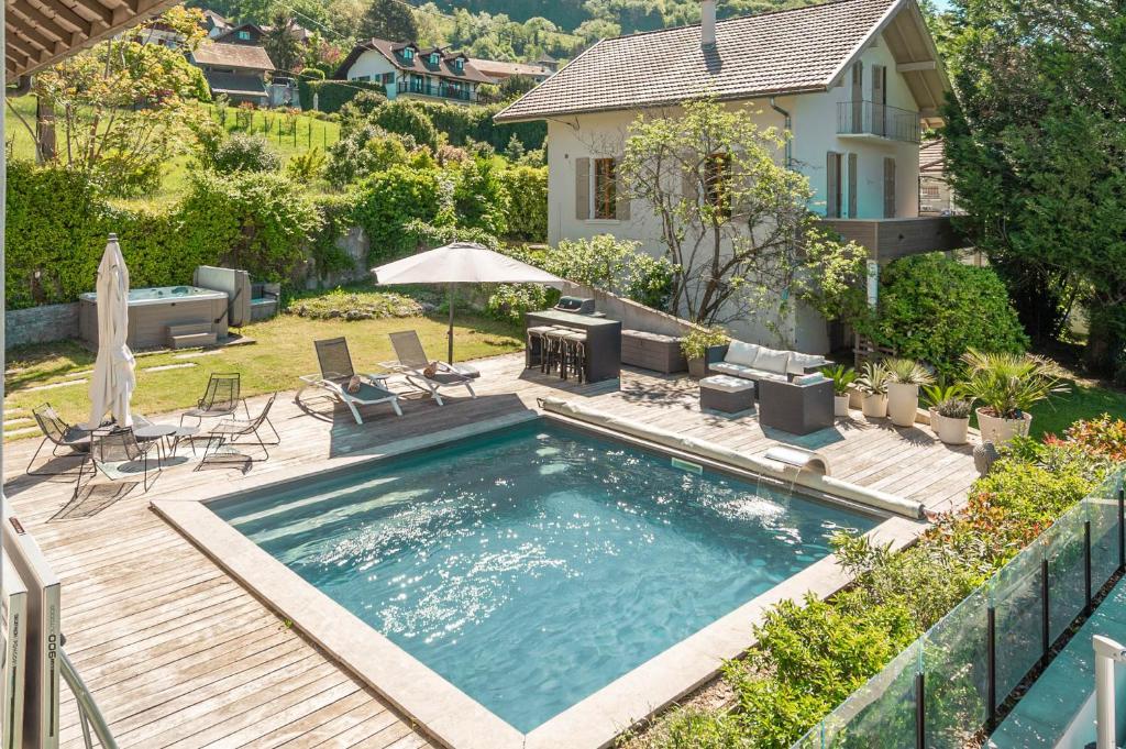 M062 Jolie villa Veyrier-du-lac avec Jacuzzi et vue sur lac - 1