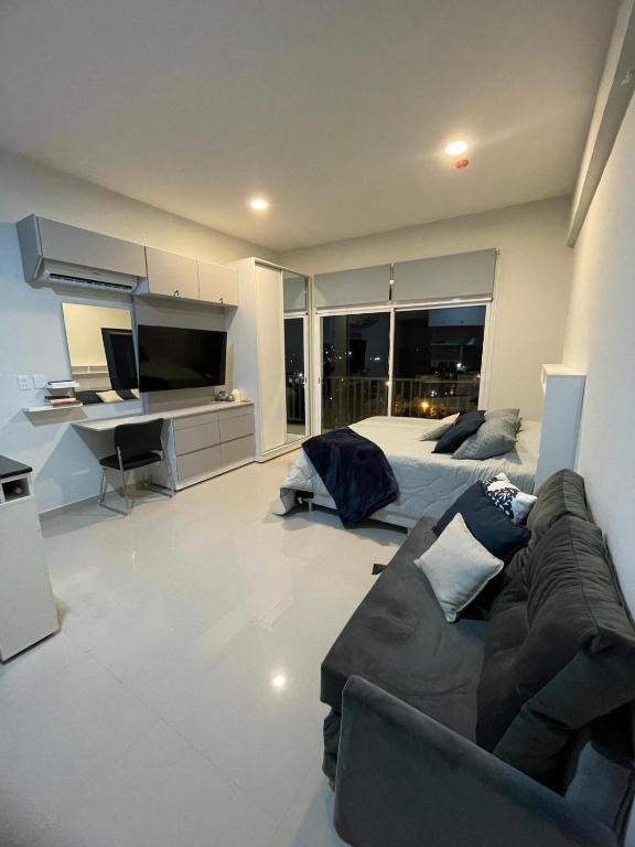 Monoambiente p3 personsas a pasos de Av Sta Teresa Asuncion, con balcon y Gran vista - 1