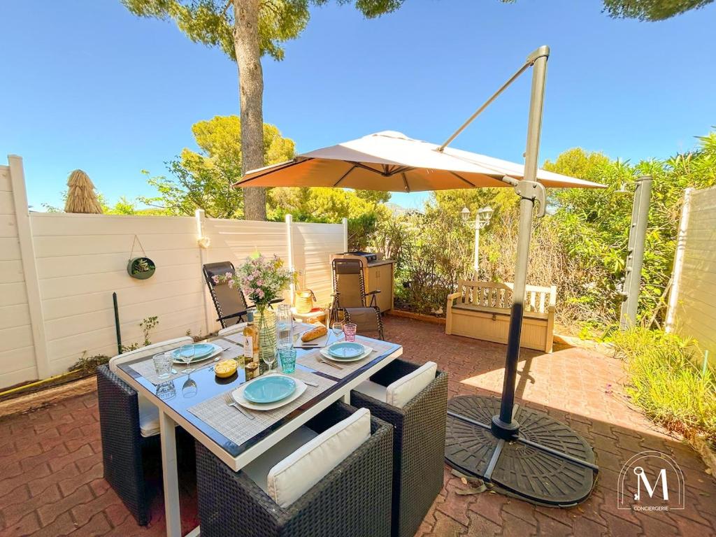 Coquet T2 à Sanary-sur-mer en rez-de-jardin - 1