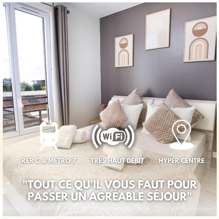 Hyper center - Proche RER & METRO - 3,4 people, Ivry-sur-Seine