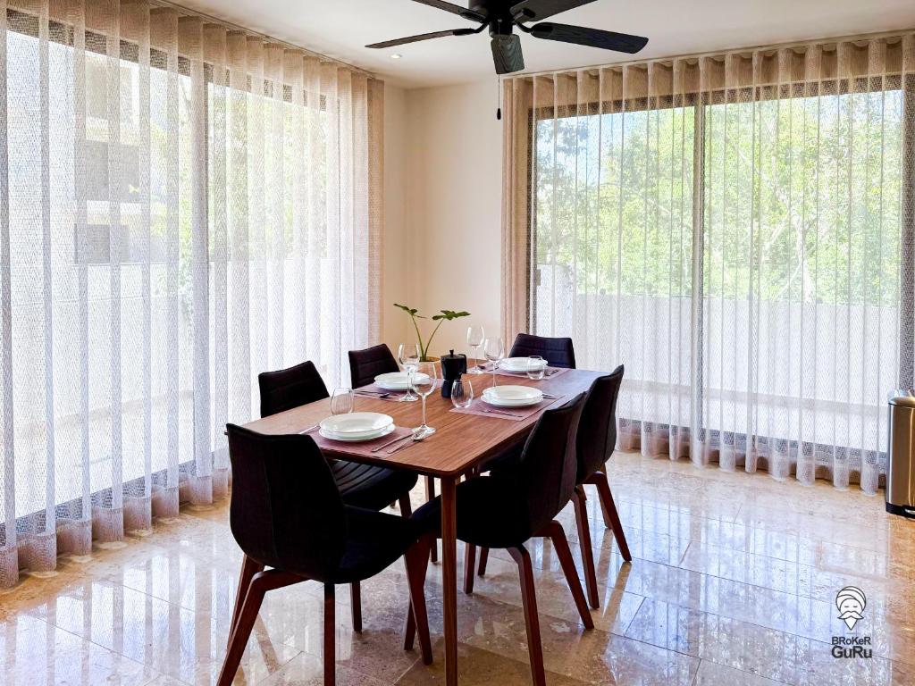 2BD with private Balcony & Jacuzzi Aldea Zama View - 4