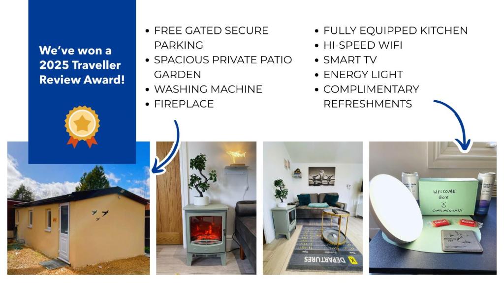 Heathrow Airport 10 mins drive l FREE SECURE PARKING l Tiny House with Courtyard, New Bedfont