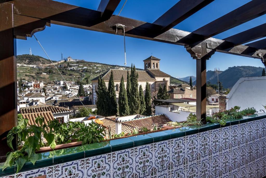 Apt in Albaycin, terrace and views to Sacromonte, Granada