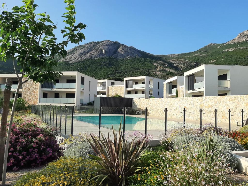 Charmant T2 dans une résidence neuve avec piscine, Calvi