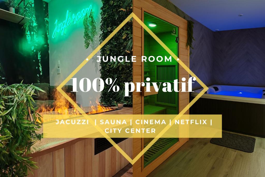 Jungle Room - Sauna, Jacuzzi, Cinéma - Hyper Centre, Troyes