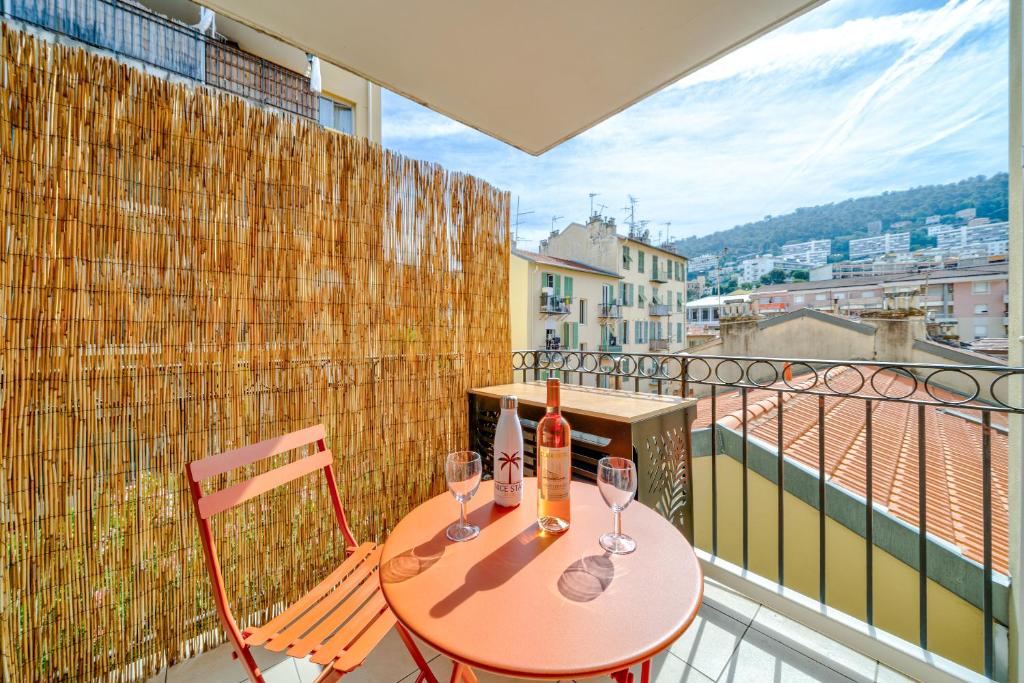 Studio port de Nice Clim Balcon - 1