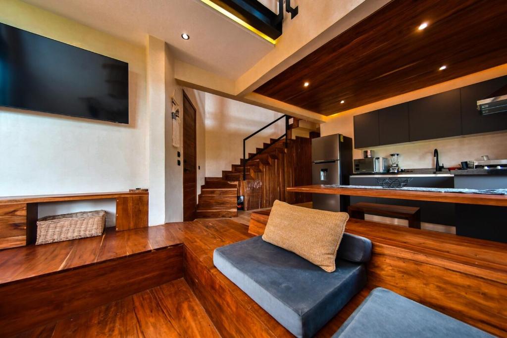 A double-height apartment with a private pool, Tulum