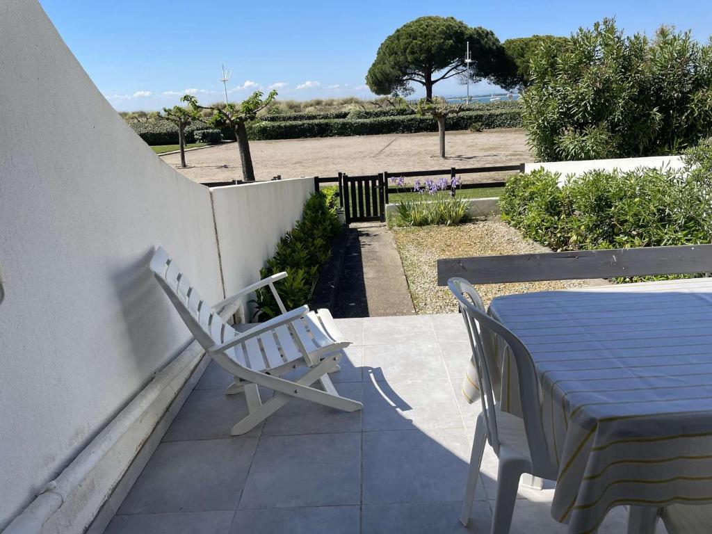 Studio + 2 cabines direct plage, terrasse, parking, 4 pers. - FR-1-731-142 - 2