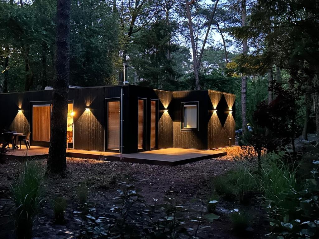 Boshuisje in Norg met panorama sauna, Norg