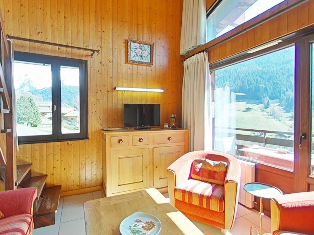 Superbe Appt 5 Pièces, 8 Couchages, Cheminée, Balcon Sud, au Grand-Bornand - FR-1-241-197 - 2