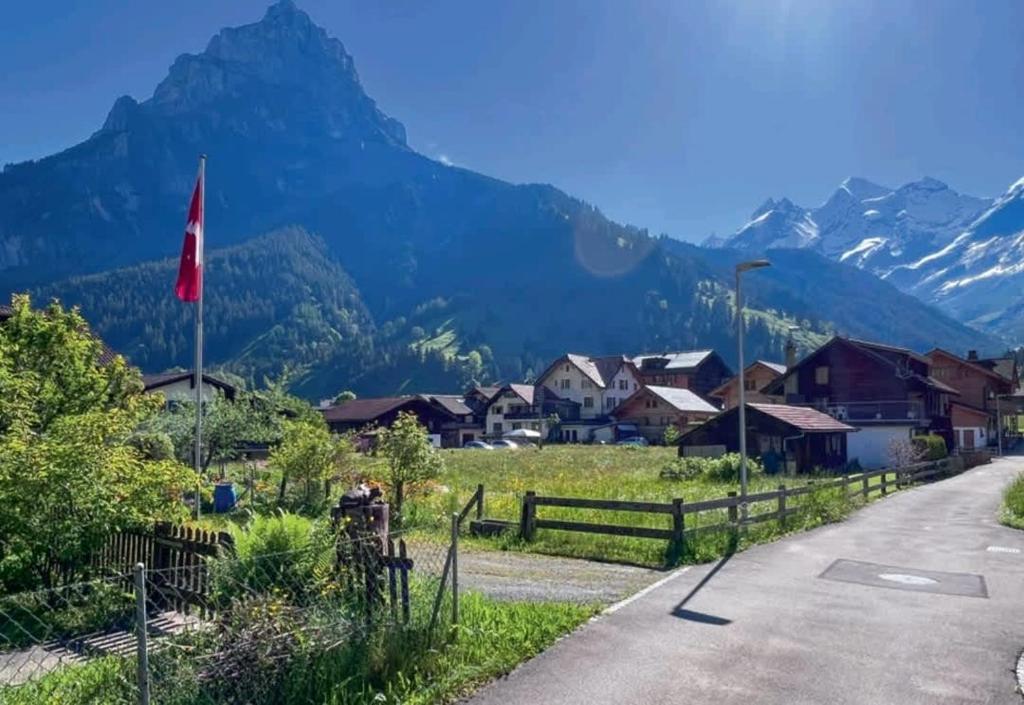 With Mountain View & Balcony Kitchen Parking, Kandersteg