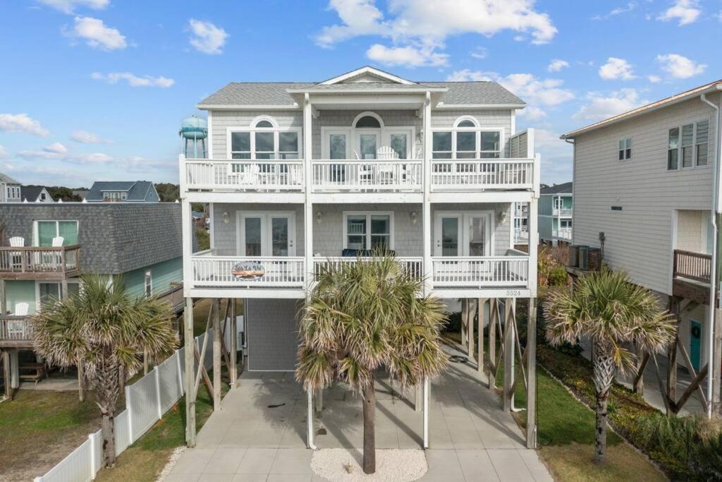 Ocean View Pool Waterslide Elevator & Firepit, Oak Island