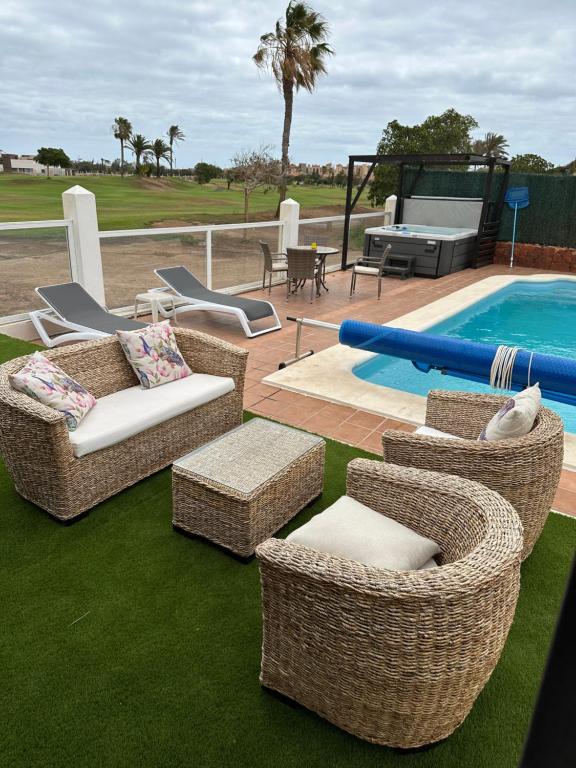 Vista Verde, Luxury Family Front Line Golf, Hot Tub,Pool Table, 8 pers, Caleta de Fuste - 5