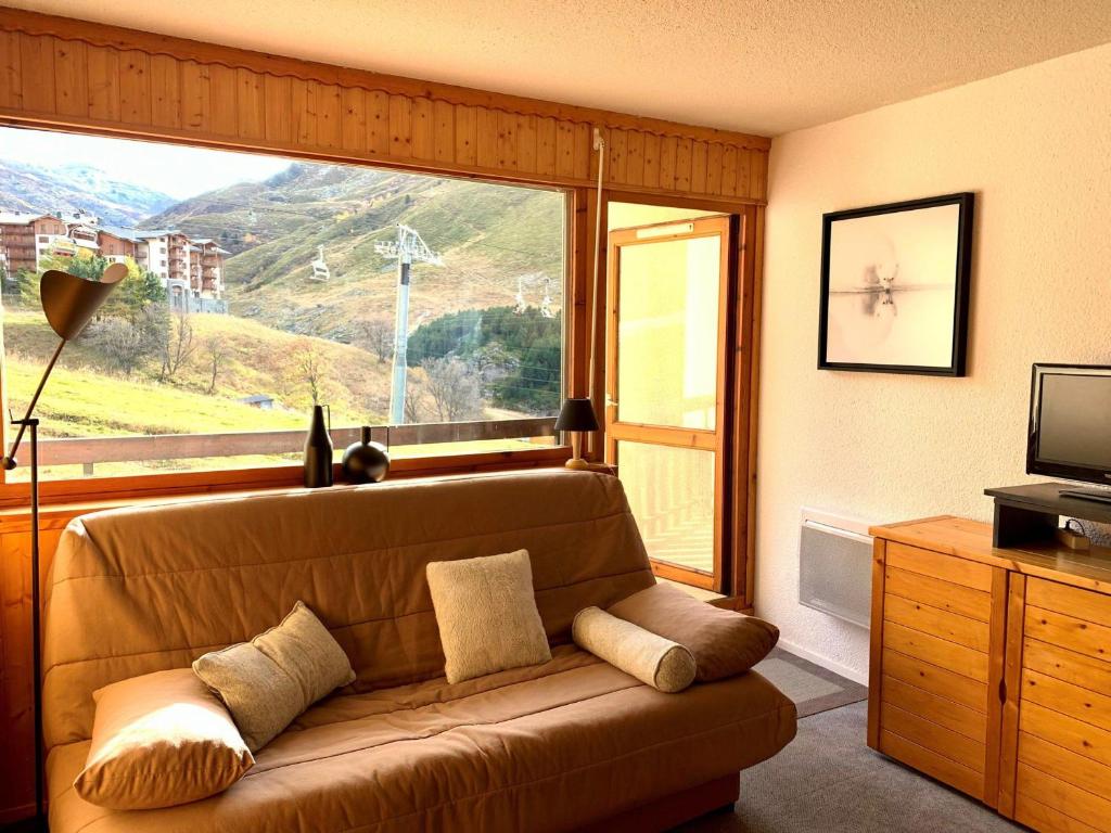 Chalet 24m², 4 pers, balcon sud, parking privatif, aux pieds des pistes Les Menuires - FR-1-344-1224 - 2