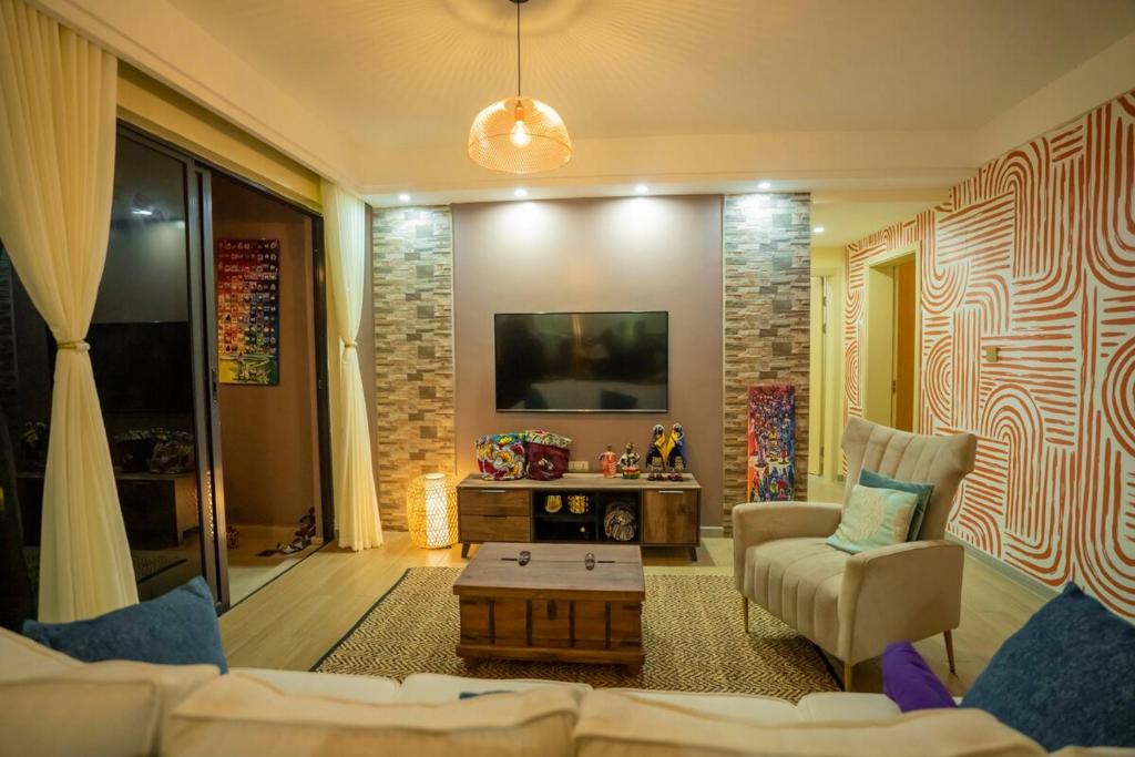 Modern 2BR Apartment Pool & Balcony, Nairobi